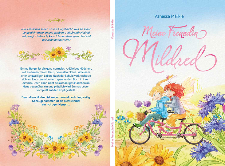 Kinderbuch über eine magische Freundschaft Coverillustration und Gestaltung