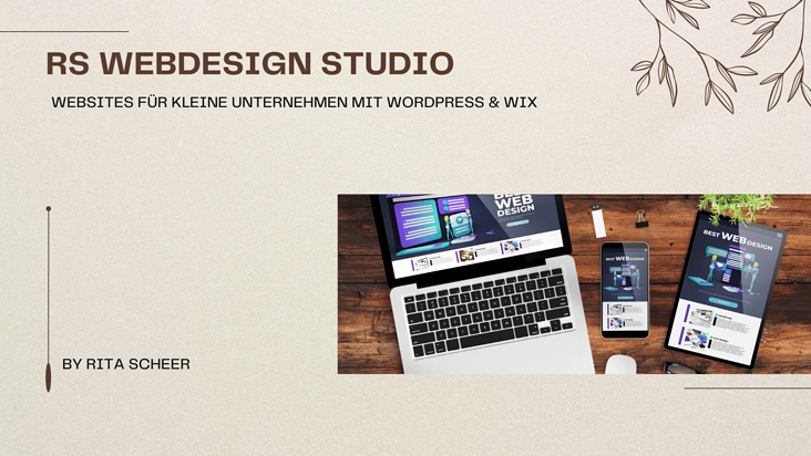 Beige Simple Art and Design Online Portfolio