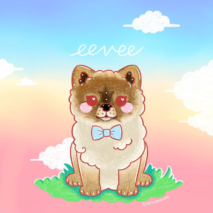 Haustierportrait – Eevee