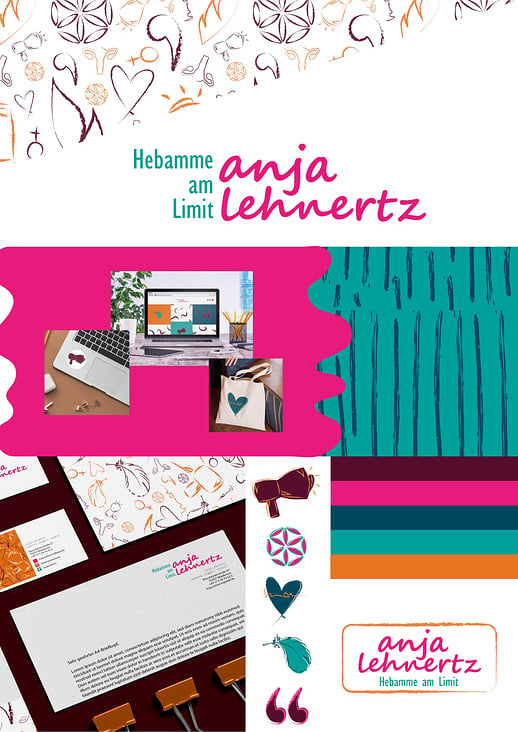 Brand Design hebamme Anja Lehnertz