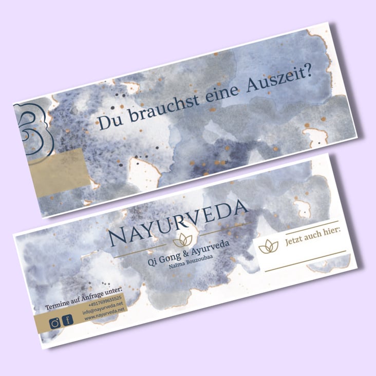 Illsutration & Design Flyer, Nayurveda