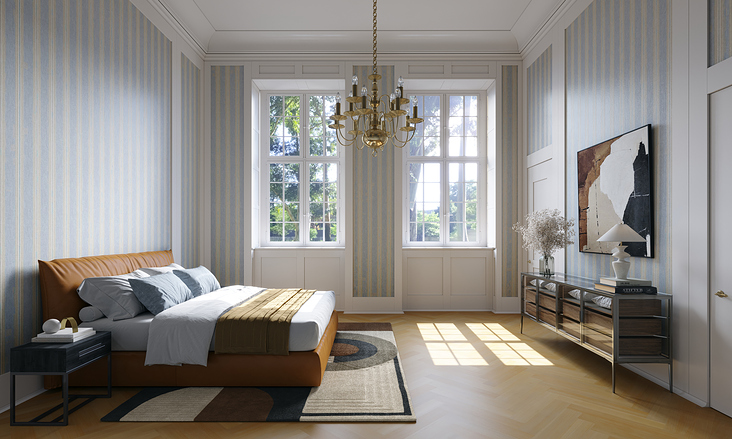Zeitlose Eleganz: 3D-Visualisierung der historischen Villa Krehl in Heidelberg
