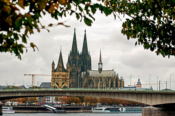 Blick auf den Dom in Köln