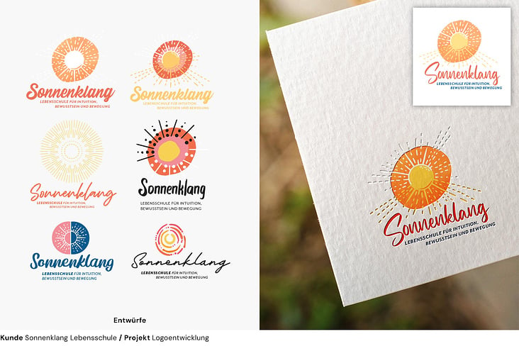 Sonnenklang / Logoentwürfe