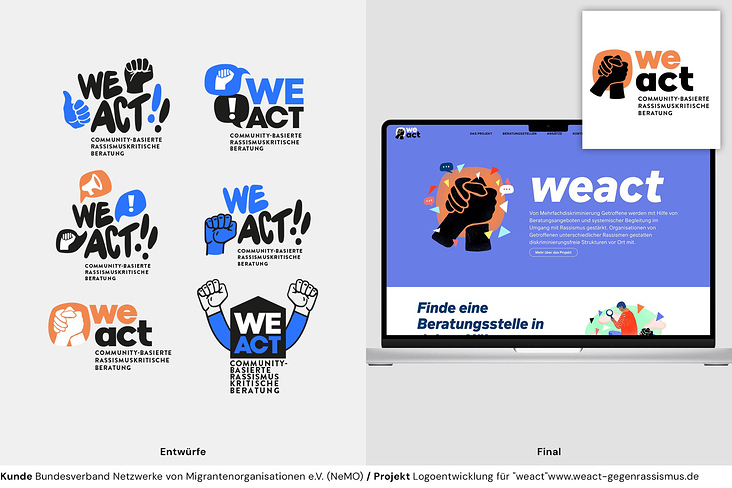 WEACT / Logodesign