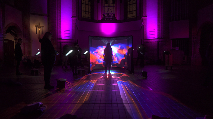 Immersive Licht – und Soundinstallation @ Karfreitagsmeditation @ REFO Moabit