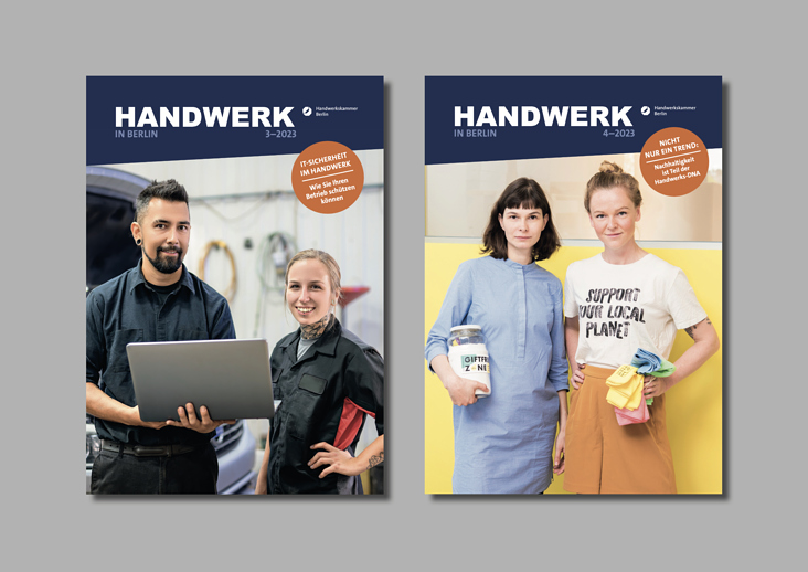 Titelbilder Magazin Handwerk in Berlin