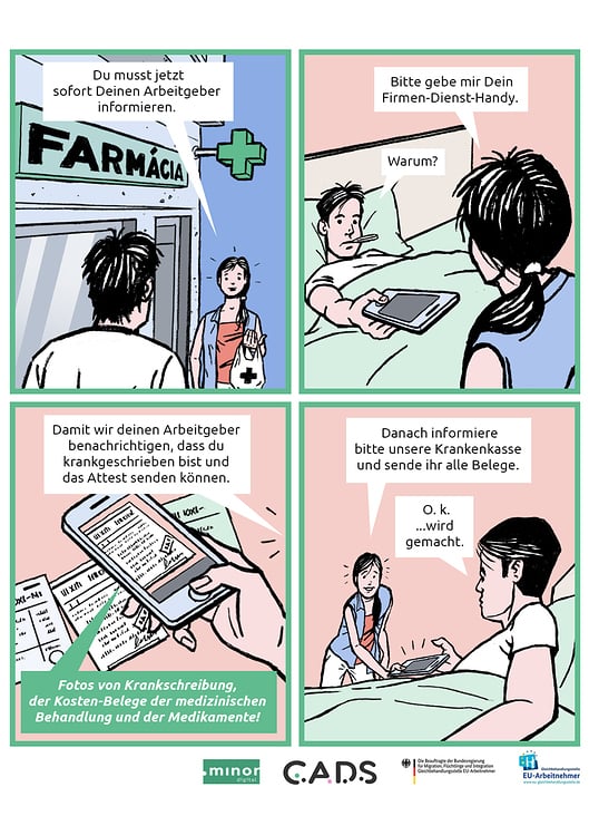 Web-Comic für minor digital (Seite 4)