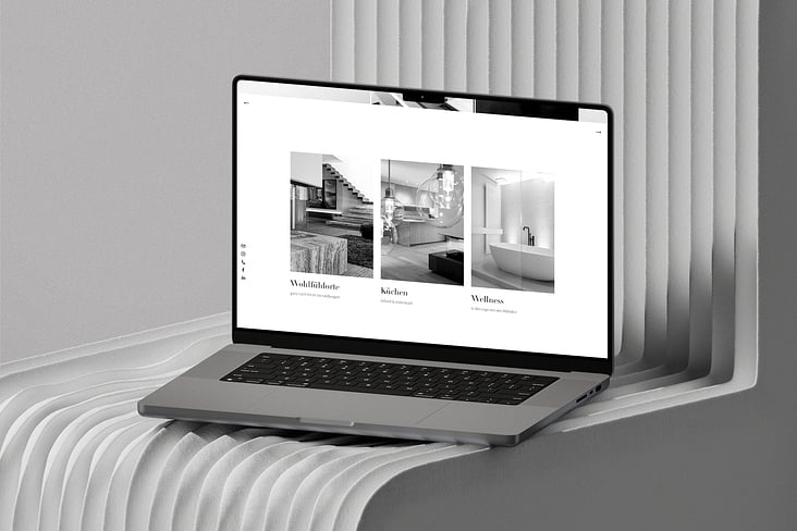 Website für einen Interior Designer