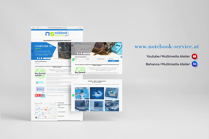 Notebook Service Web Design