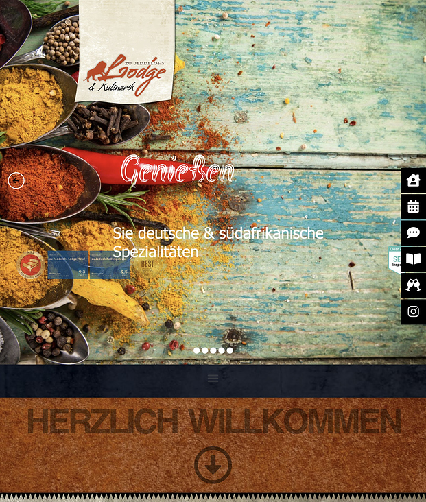 Homepage www.lodge-gladenbach.de