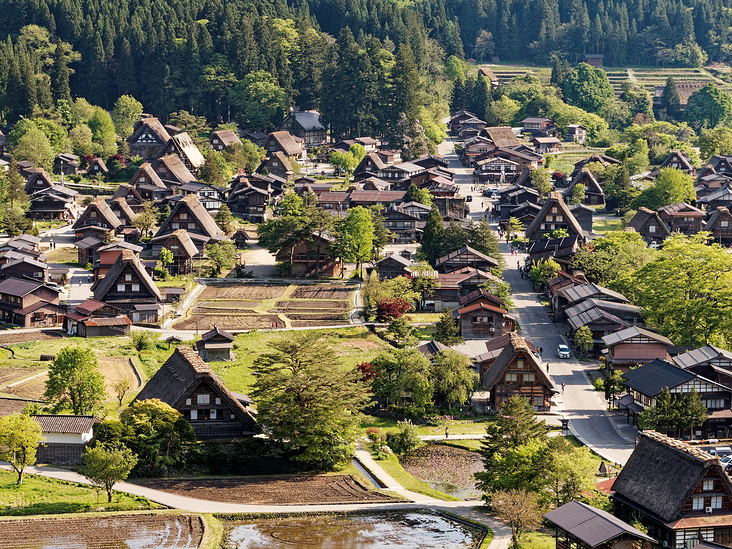 UNESCO-Weltkulturerbe Dorf Shirakawa-go