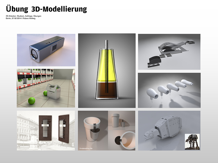 3D Arbeiten