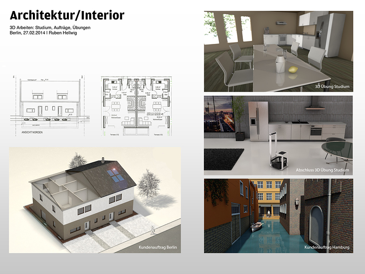 3D Arbeiten Rhino u. Cinema