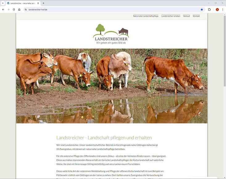 Landstreicher – Hof-Website