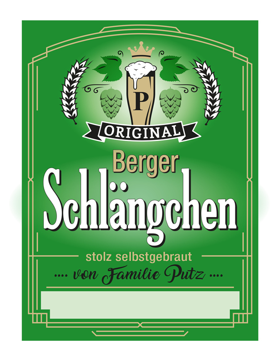 Privates Bier-Label