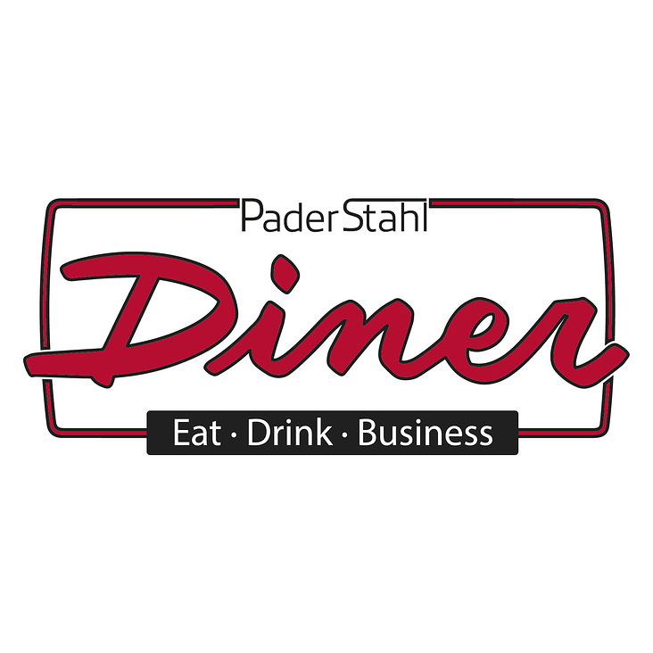 Diner Logo mit Hand Lettering