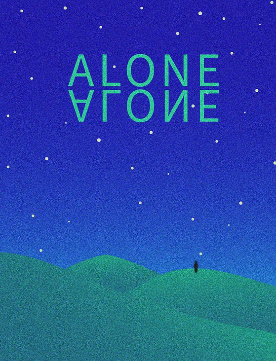 „alone“ plakat