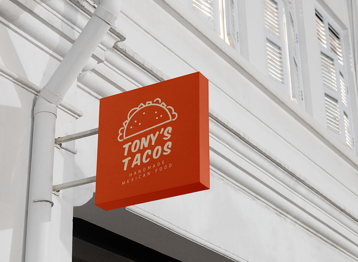 Tonys Tacos Logo Design