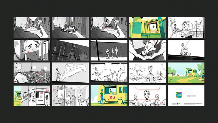 Storyboard – JubaS Erklärfilm
