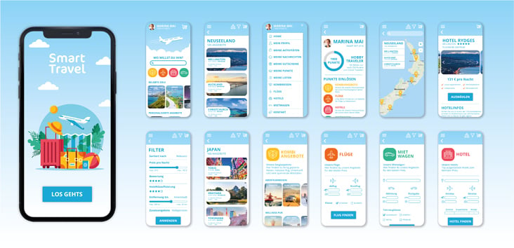 Travel App Design