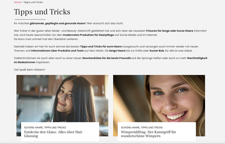 Haarpflege Tipps&Tricks