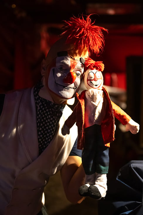 Clown Carillon im Circus Roncalli