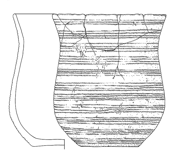 Glockenbecher aus dem 3. Jt. v. Chr. aus BWB, für Landesamt für Denkmalpflege BWB