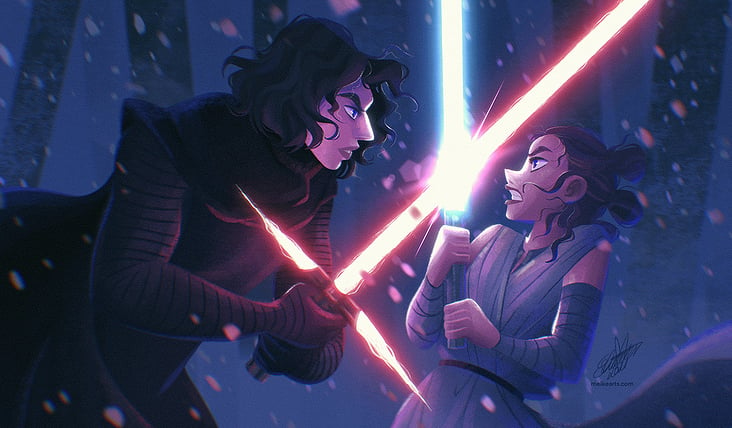 Star Wars – Kylo Ren & Rey