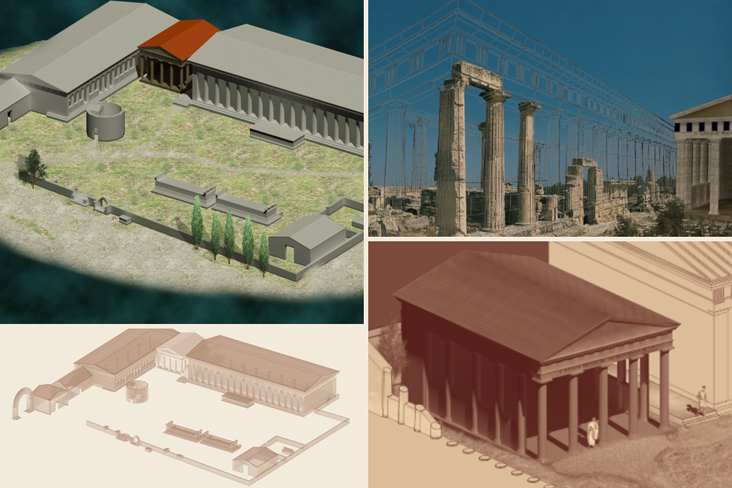 3D-Visualisierung der Agora von Kyrene (Lybien), personal work