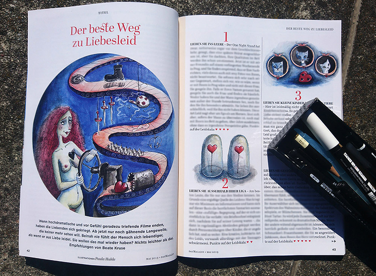 Editorial Illustration für DasMagazin