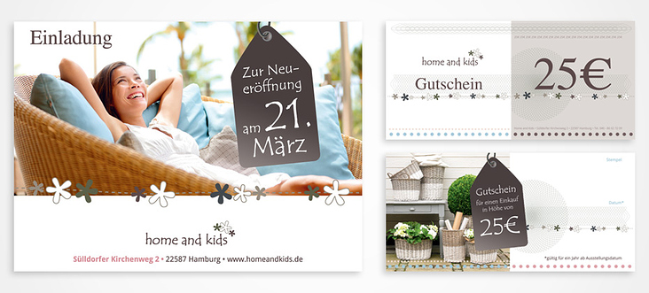 Visitenkarten, Briefpapier, Flyer, Poster, Folder, Broschüren, Kataloge, etc.