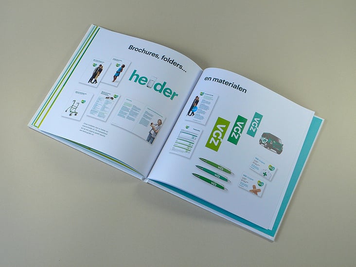 VGZ Brand Book / Spread