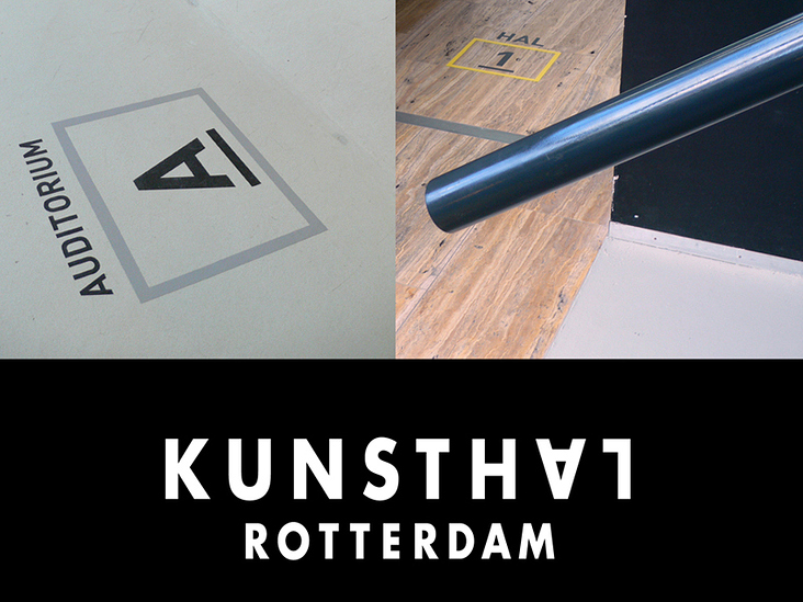 Kunsthal Rotterdam Signage System – Signage / Branding in space