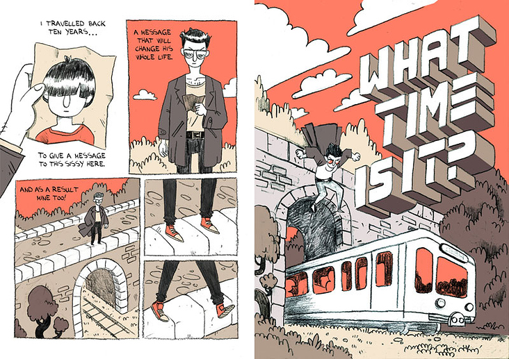 Comicseite – „What Time Is It?“