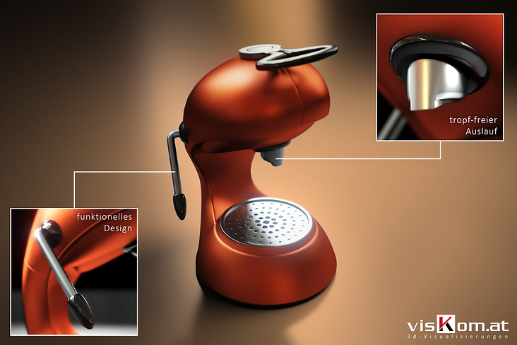 CoffeeMachine 3d-Grafik