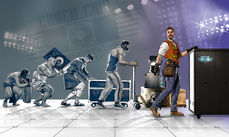 Cargo Cart Poster