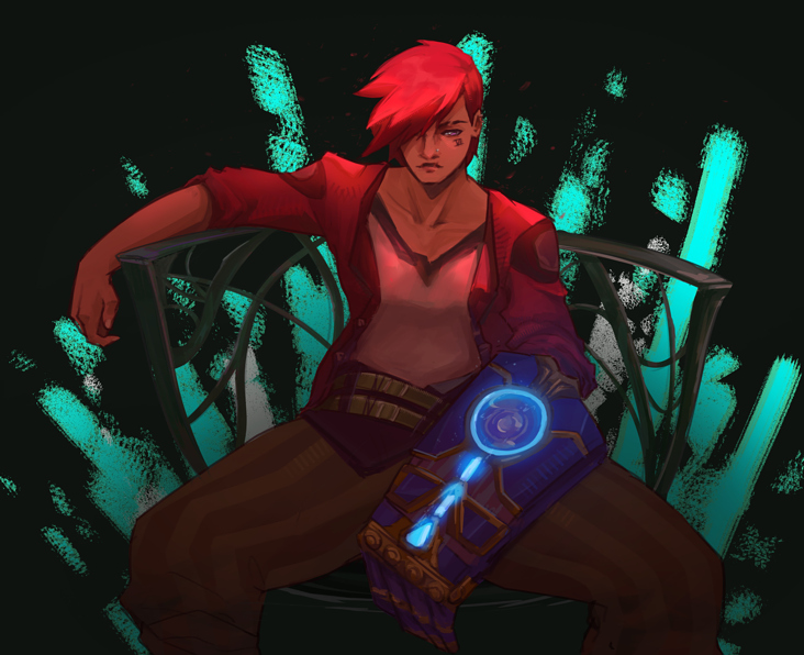 Vi from Arcane – Fanart