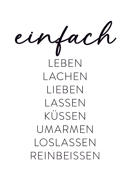 Postkarte „einfach“