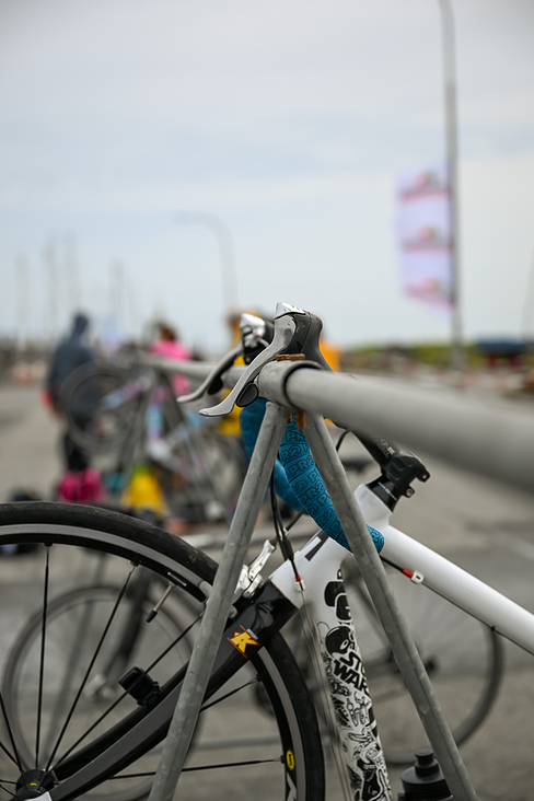 Vor dem Radfahren