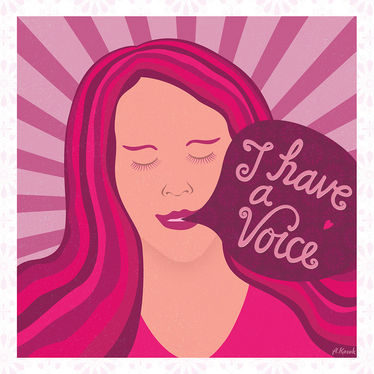 Illustration „I have a voice“