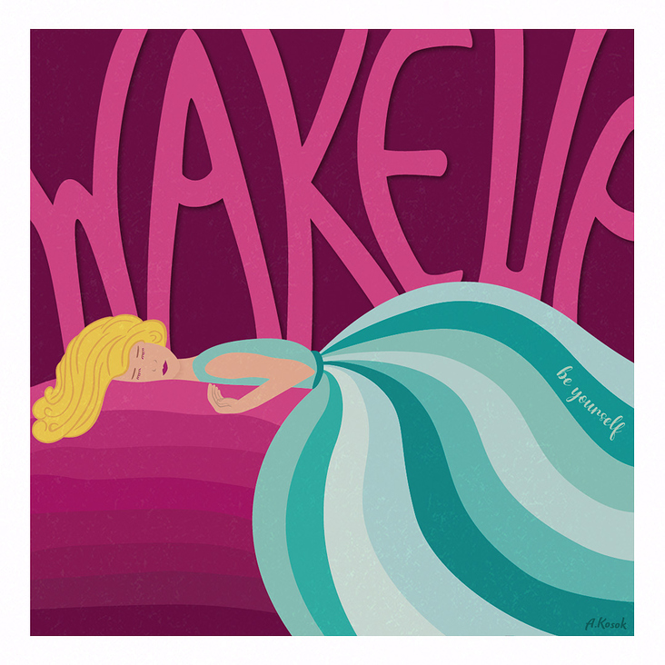 Illustration „Wake up“