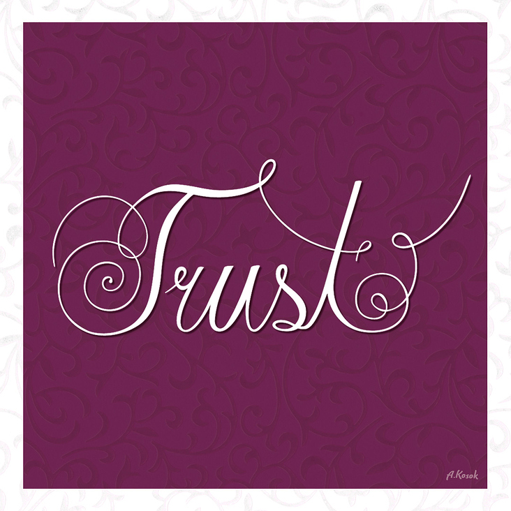 Lettering Design „Trust“