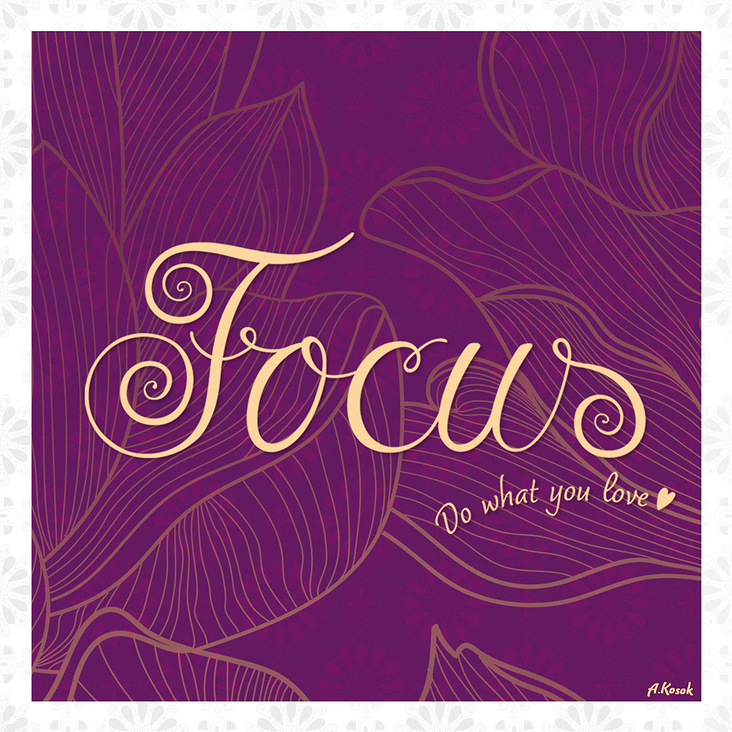 Lettering Design „Focus“