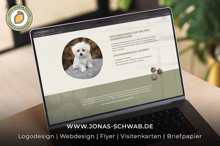 Webdesign für den Hundesalon