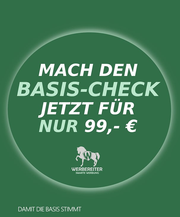 WERBEREITER WERBEAGENTUR HANNOVER – BASIS-CHECK