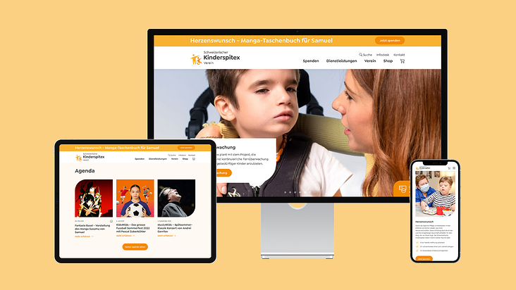 Kinderspitex Award Winning Website