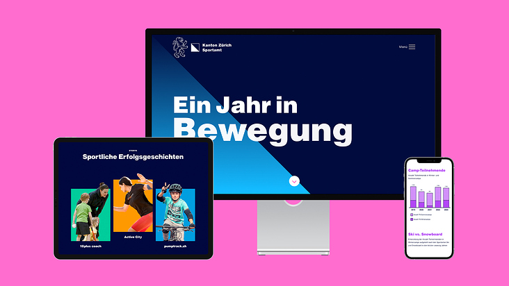 Sportamt Kanton Zürich digitaler Geschäftsbericht