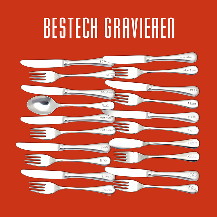 Besteck gravieren