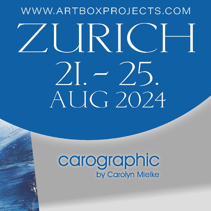 carographic by Carolyn Mielke präsentiert Werke auf der Swiss Art Expo 2024 Zürich